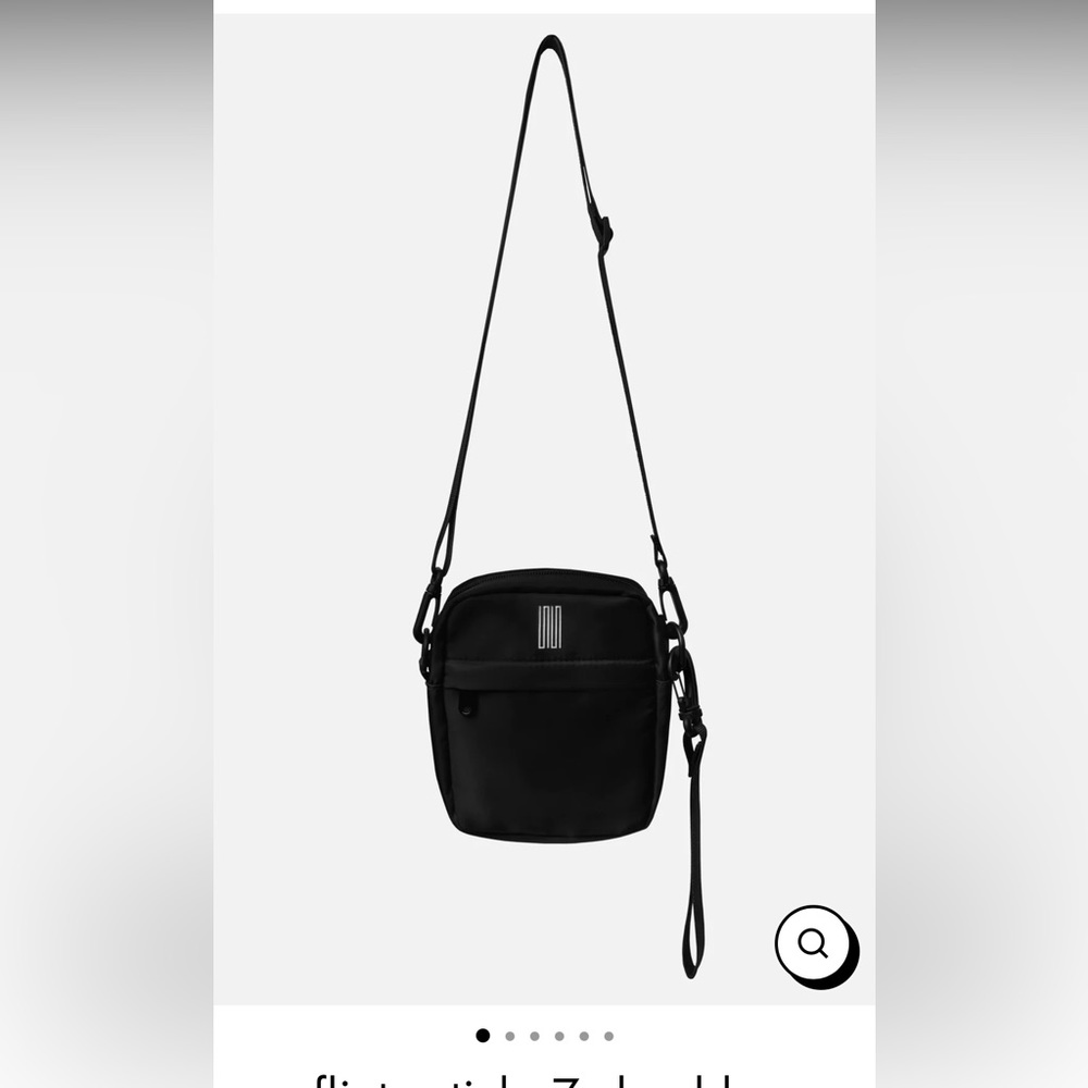 Secret Society- Black Cross Body Shoulder Sling Bag